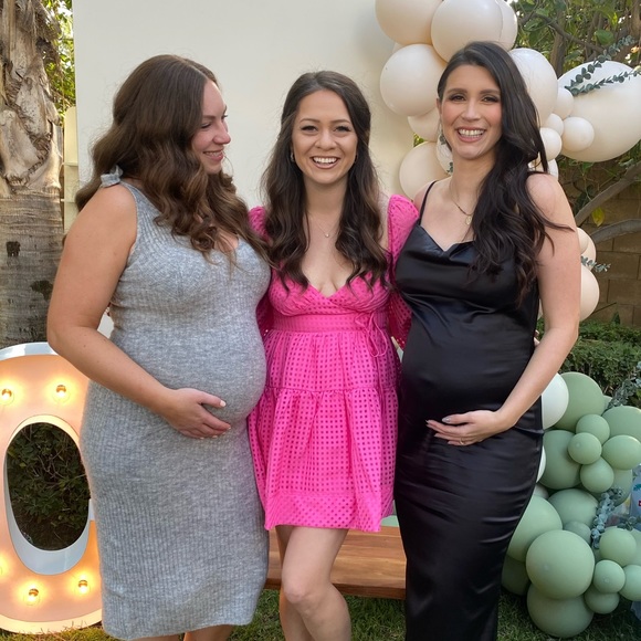 Pink Long Sleeve Dress - Picture 3 of 3